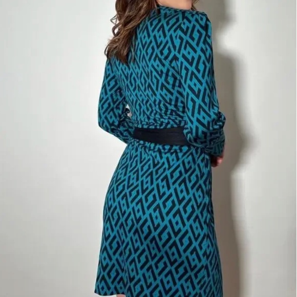 Diane Von Furstenberg DVF Tessa Classic Silk Wrap Dress 6 - Picture 4 of 5